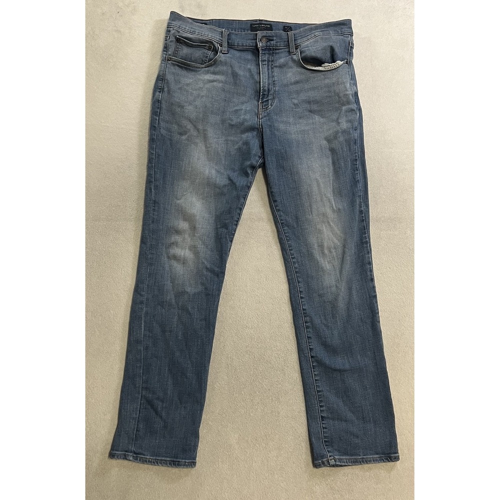 Lucky Brand 223 Straight Leg Jeans Mens 36x32 Blue Denim Medium Wash